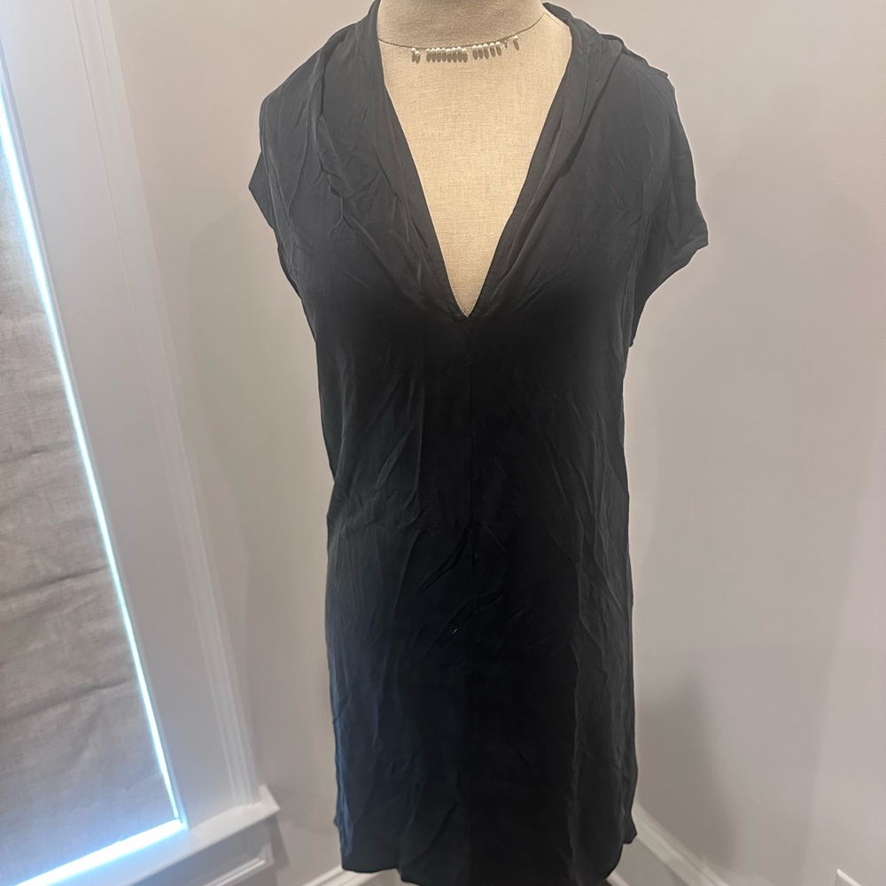 H&M Charcoal V-Neck Dress